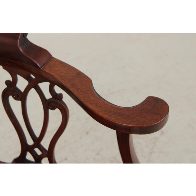 Southwood Ball & Claw Mahogany Corner Chair For Sale - Image 9 of 17