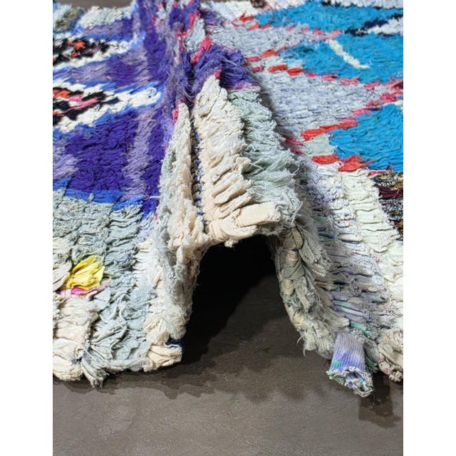 2000 - 2009 Moroccan Boucherouite Rug - 9.2 X 2.8 Ft For Sale - Image 5 of 6