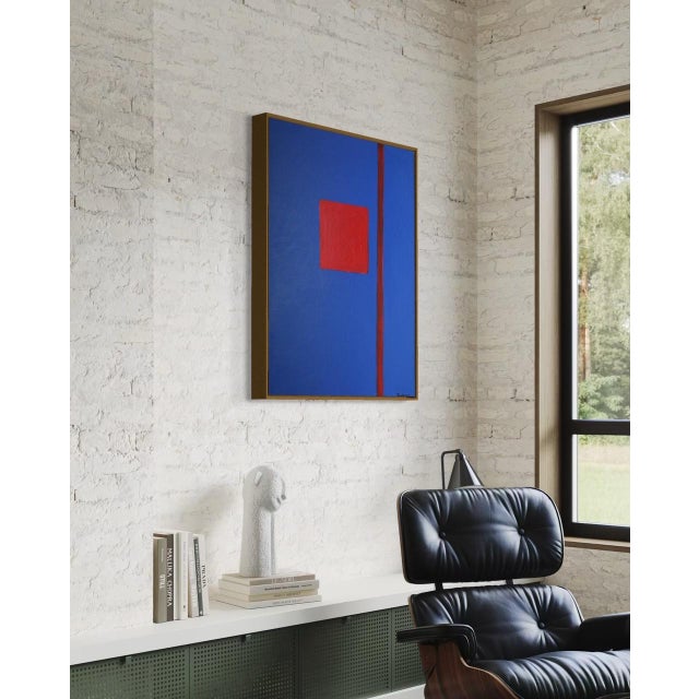 Bodasca, That Blue Abstract, 2026, Acrylic on Canvas For Sale - Image 10 of 12