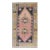 1970s Turkish Oushak Handmade Wool Cotton Pink Area Rug For Sale