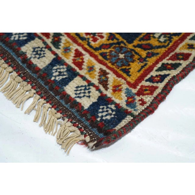 Tribal Antique Qashqai Rug 3'10'' x 7'1'' For Sale - Image 3 of 8