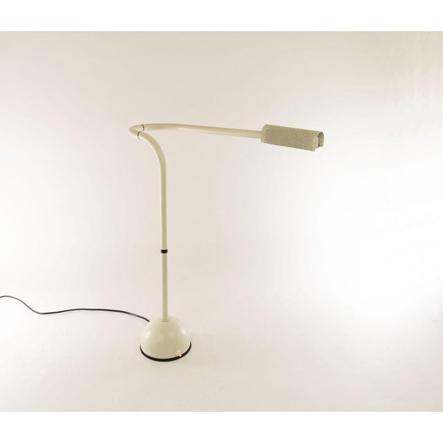 White Stringa Table Lamp by Hans Ansems for Luxo Italiana, 1980s For Sale - Image 4 of 10
