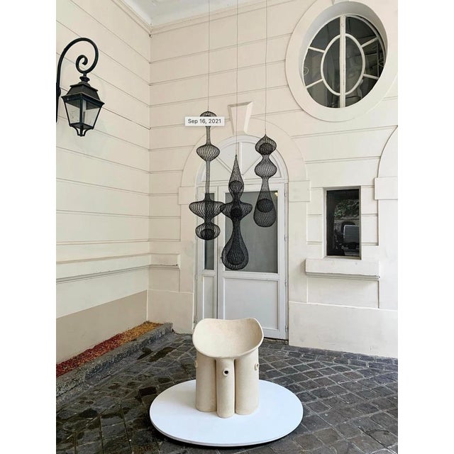 Contemporary Waves Chair by Olivia Cognet For Sale - Image 3 of 8