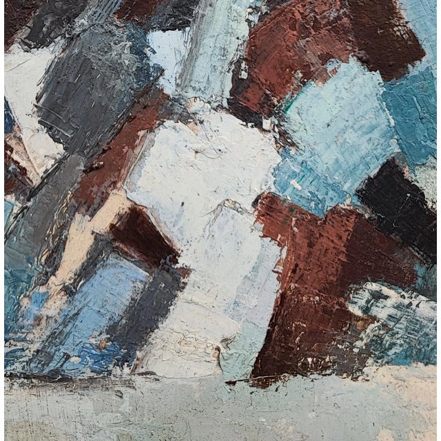 J-J. Boimond, Triangle du Tacul, Oil on Canvas For Sale - Image 4 of 9