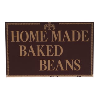Homemade Baked Beans Sign For Sale