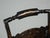 Black Vintage L. Hitchcock French Country Black Turtle Back Rush Seat Chair Stenciled For Sale - Image 8 of 17