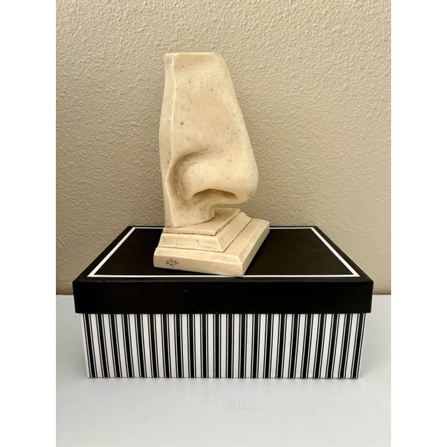 Late 20th Century Oversized Nose Sculpture Bookend Pop Art For Sale - Image 5 of 6