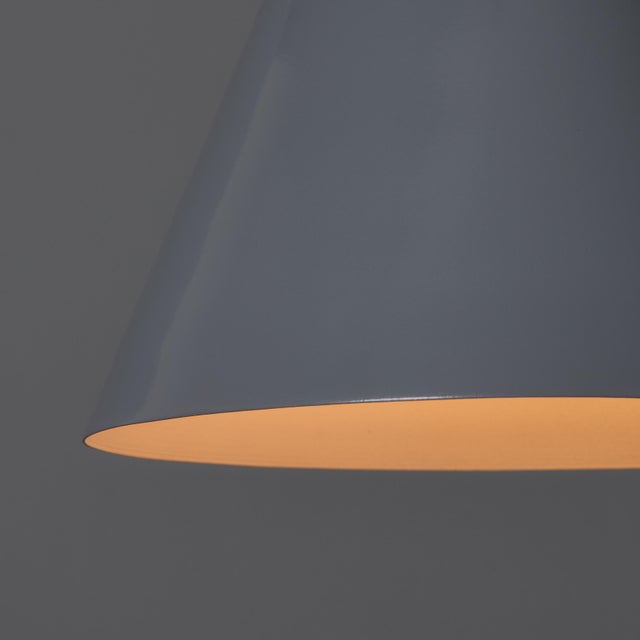 Light Gray Mid-Century Modern 'ZuZu' Silver Painted Brass Wall Sconce in the Style of Jacques Biny For Sale - Image 8 of 18