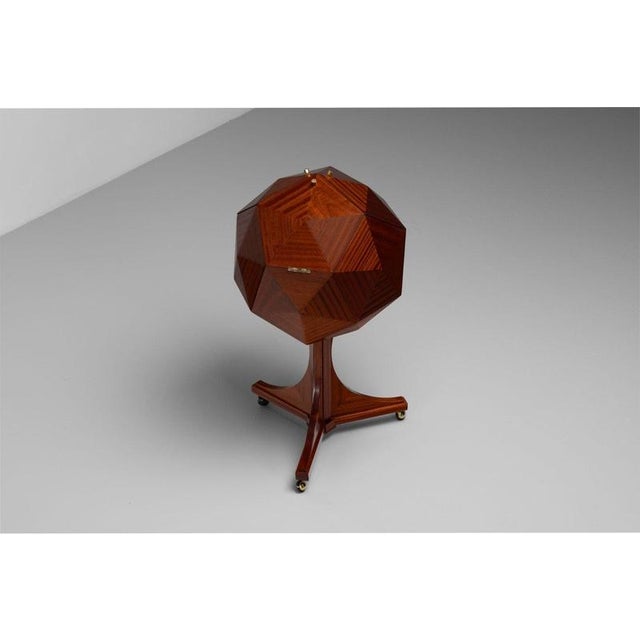 Vuillermoz Polyhedron Bar Cabinet, France, 1960 For Sale - Image 12 of 18