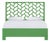 Silas Platform Bed King - Bright Green For Sale