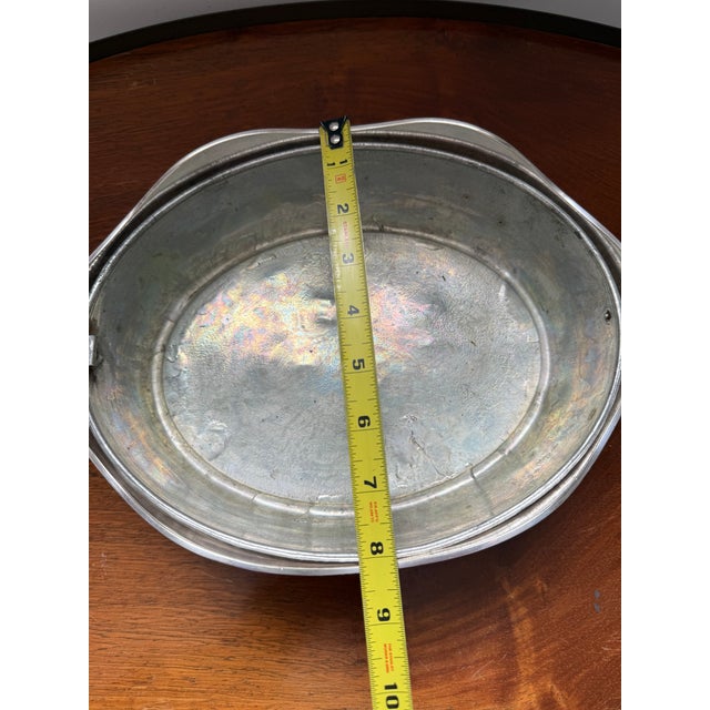 Antique Gorhan Silver Plated Centerpiece Flower Basket For Sale - Image 9 of 12