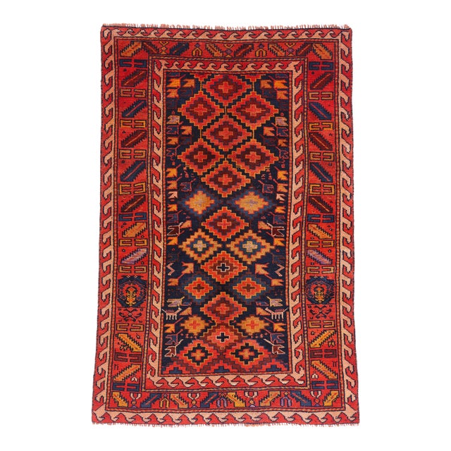Late 19th Century Persian Shiraz Rug, 04'03 X 06'07 For Sale