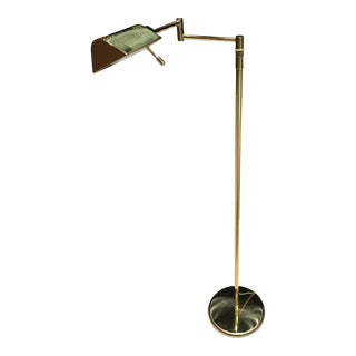 German Modern Holtkoetter Brass Reading Lamp For Sale