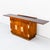 Vintage oak expandable dry bar by Henredon, made in North Carolina c. late 1970s. Characteristic of campaign furniture,...