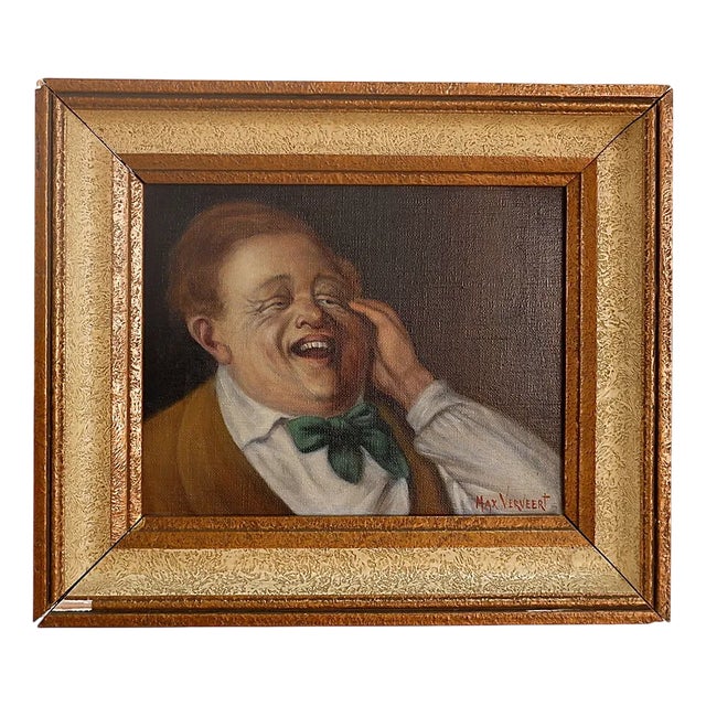 Max Verveert, Portrait, Painting on Canvas For Sale