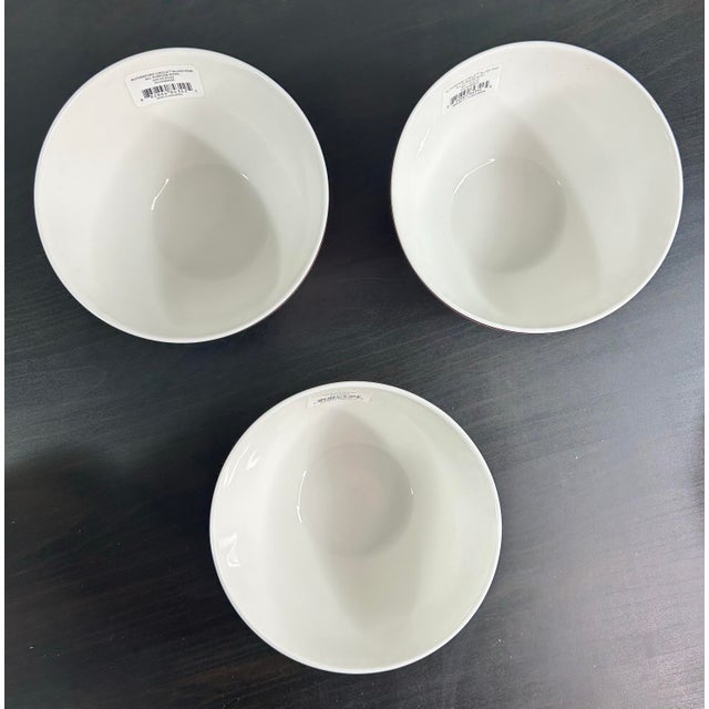 Ceramic Lenox Kate Spade Rutherford All Purpose Bowls in Blush Pink- Set of 3 For Sale - Image 7 of 9