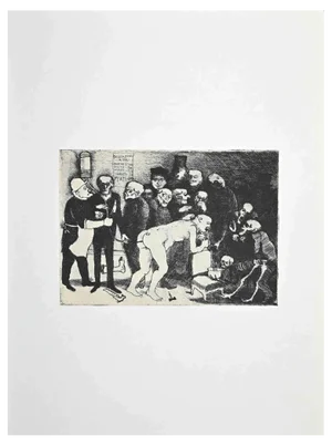 Franco Gentilini, Figures, Offset Print, 1970s