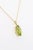 2020s 6.88 Carat Peridot Pendant Necklace in 14k Yellow Gold Rope Chain For Sale - Image 5 of 6