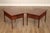 High Quality Vintage Pair of Walnut Side Tables, Each with Two Dovetailed Drawers