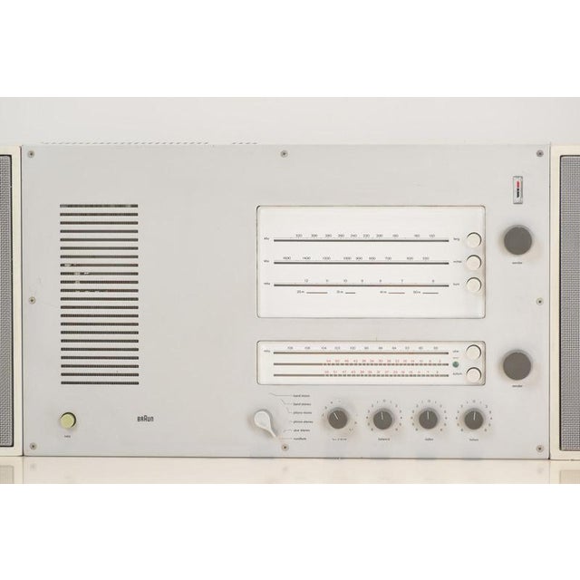 TS 45 + L450 Wall-Mounted System by Dieter Rams for Braun AG, Germany, 1964 / 1968 For Sale - Image 5 of 17