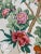An impressive 21 color large scale floral on a mercerized cotton percale ground. The multi-colors on cream, 18th century...