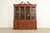 Henredon Georgian Carved Mahogany Lighted Breakfront Bookcase Cabinet For Sale - Image 17 of 17