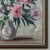 Cornflower Blue Framed Still Life Oil Painting on Canvas by G. Davoise For Sale - Image 8 of 13
