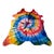Tie-Dye Brazilian Cowhide 7'3" X 7'6" For Sale