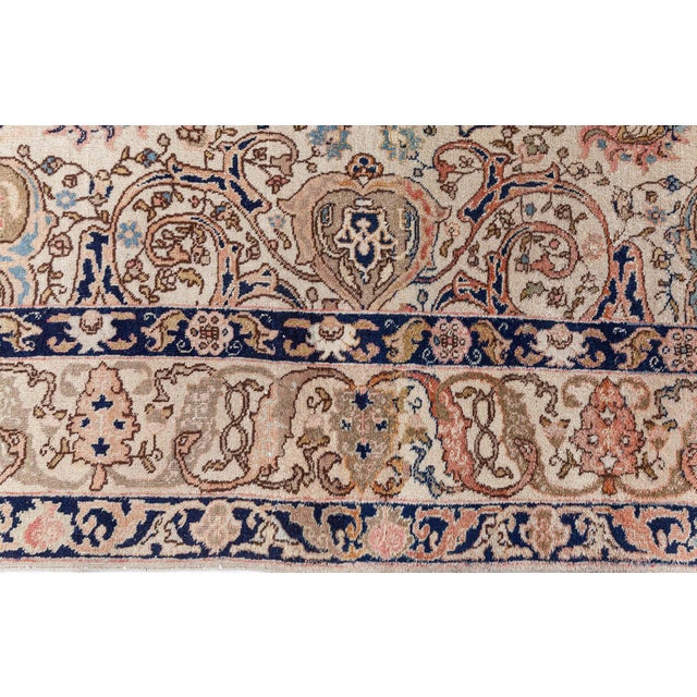 1930s Persian Tabriz Rug For Sale - Image 4 of 4