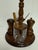 Mid-Century Modern Vintage Mid-Century Wood & Glass Condiment Caddy Salt & Pepper Mill Set For Sale - Image 3 of 12