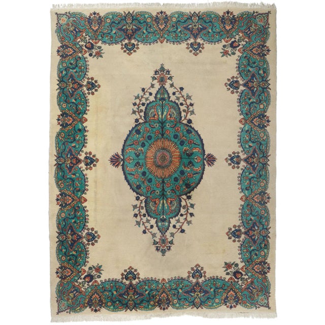 Vintage Turkish Sparta Rug - 09'10 X 13'04 For Sale - Image 10 of 10