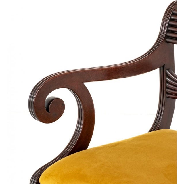 Victorian Dining Chairs in Mahogany, 1880s, Set of 16 For Sale - Image 4 of 17