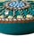 Vintage Perthshire Art Glass Paperweight Twist & Millefiori in Turquoise & Amber, Made in Scotland For Sale - Image 4 of 5