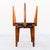 Vintage 1960s Sculptural Stools in Solid Teak & Saddle Leather Attributed to Edmond Spence For Sale - Image 12 of 15