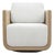 Santorini Outdoor Swivel Lounge Chair For Sale