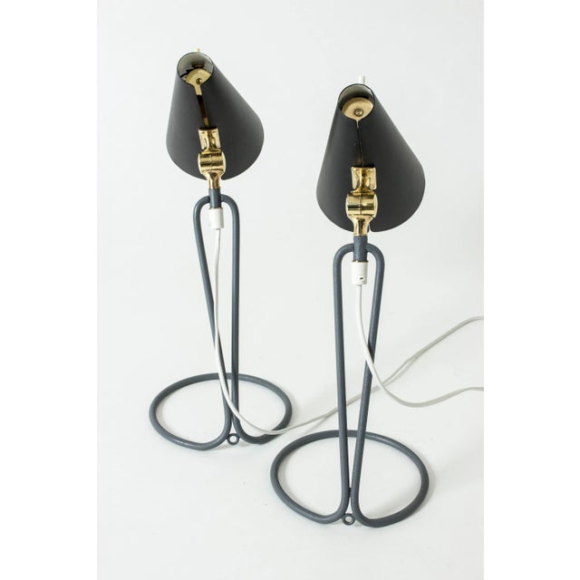 Mid-Century Table Lamps by Bertil Brisborg for Nordiska Kompaniet, Set of 2 For Sale - Image 6 of 9