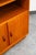 Mid Century Danish Modern Bookshelf Media Cabinet Teak Shelves 2 Doors MCM Shelf For Sale - Image 12 of 12