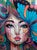 "Portrait of Woman With Butterfly," by Ricardo Maya For Sale - Image 4 of 9