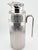 Metal Mid-Century Christian Dior Modernist Ribbed Silver Thermal Carafe For Sale - Image 7 of 14
