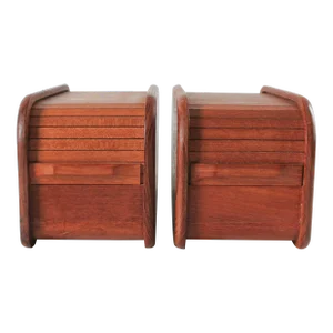 Mid-Century Modern Teak Storage Boxs by Kalmar Designs