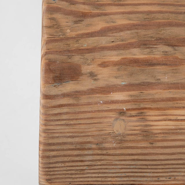 1900s Central European Wooden Stool For Sale - Image 9 of 18