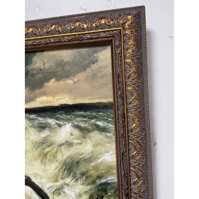 Thomas Moran "Rapids Above Niagara" Framed Hudson River School Print For Sale - Image 11 of 12