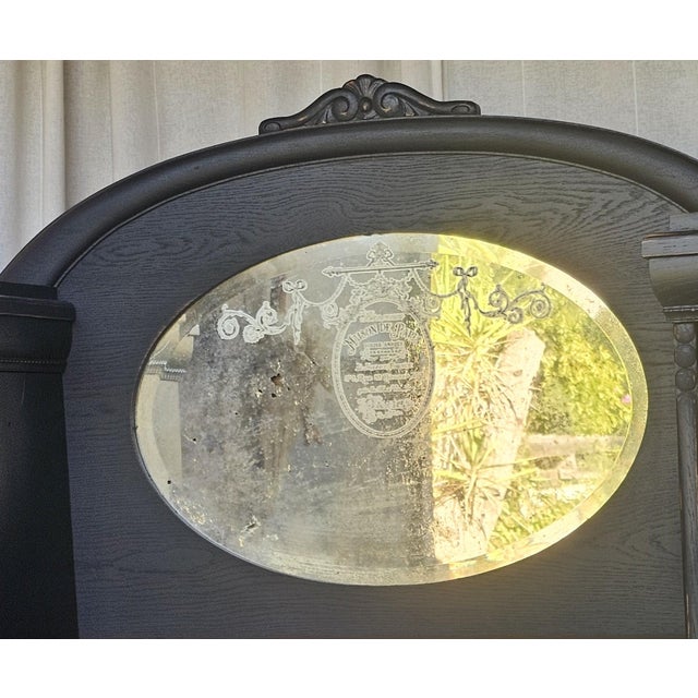 Wood Art Nouveau Style Server Buffet/ Coffee Station/ Bar Station, Circa 1920's For Sale - Image 7 of 18