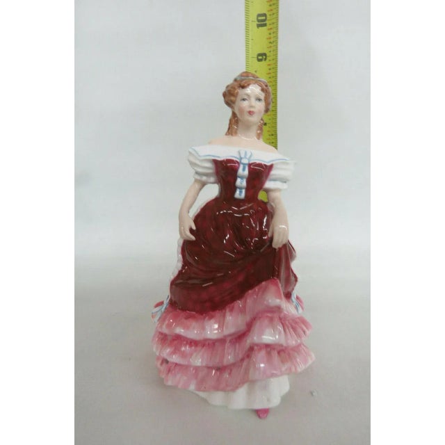 Red Royal Doulton HN3648 Sweet Sixteen English Bone China Porcelain Figurine For Sale - Image 8 of 11