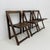 Vintage Wooden Folding Chairs by Aldo Jacober for Alberto Bazzani, 1960s, Set of 3 For Sale - Image 18 of 18