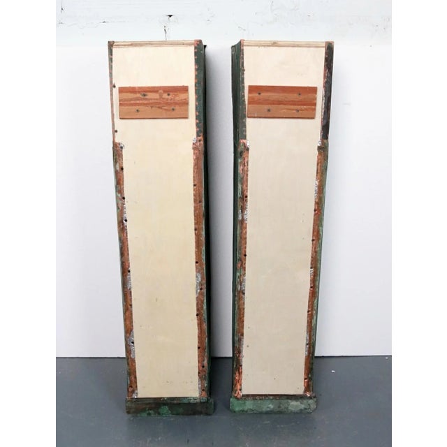 Pair of Beaux Arts Copper Verdigris Corbels For Sale - Image 11 of 12