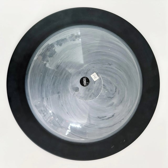 Vintage Giulio Lazzotti for Casigliani Bardiglio Marble and Slate Large Bowl For Sale In West Palm - Image 6 of 11