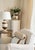 French Coco Como Champagne Bolster Pillow, Small For Sale - Image 3 of 5