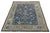 14x20 Hand-Knotted Modern Oushak Style Wool Rug in Indigo Blue & Earthy Motifs For Sale - Image 4 of 12