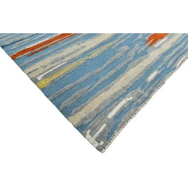 Modern Handmade Wool Pile Modern Design Rug. 9'2" X 12'4" For Sale - Image 3 of 3